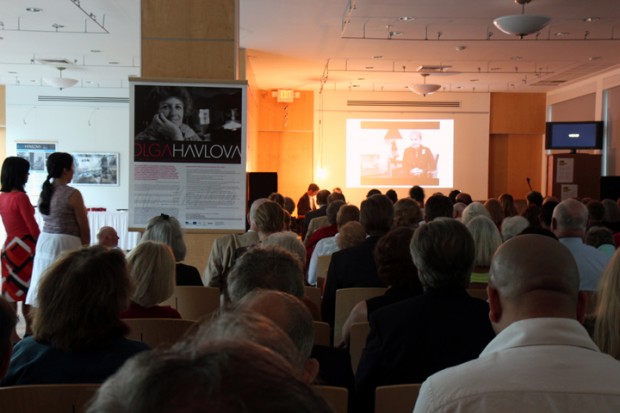 Prezentace Václava Havla jako politického vězně na Mutual inspirations 2013 ve Washingtonu